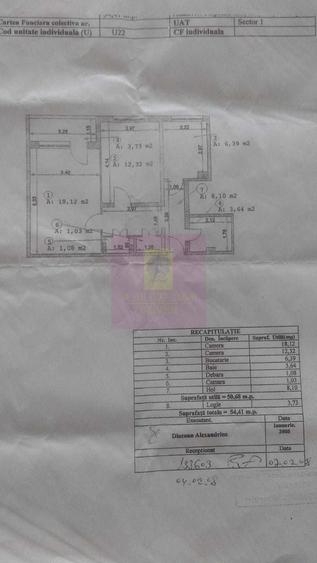 Apartament cu 2 camere decomandat în Domenii