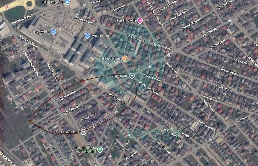 Teren Construcții intravilan de 384 mp, în Sud