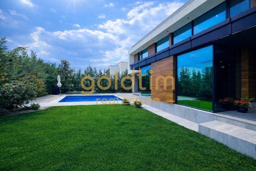 Casă individuală cu 8 camere decomandat cu Piscina în Pipera
