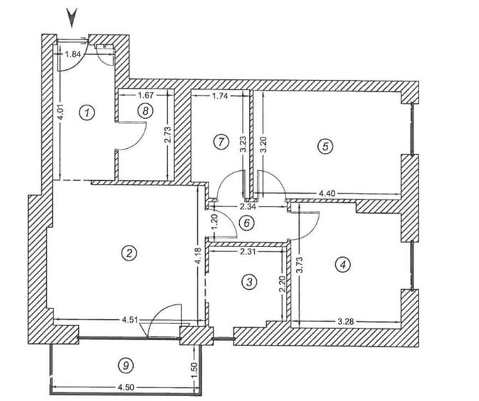 Apartament cu 3 camere în 13 Septembrie