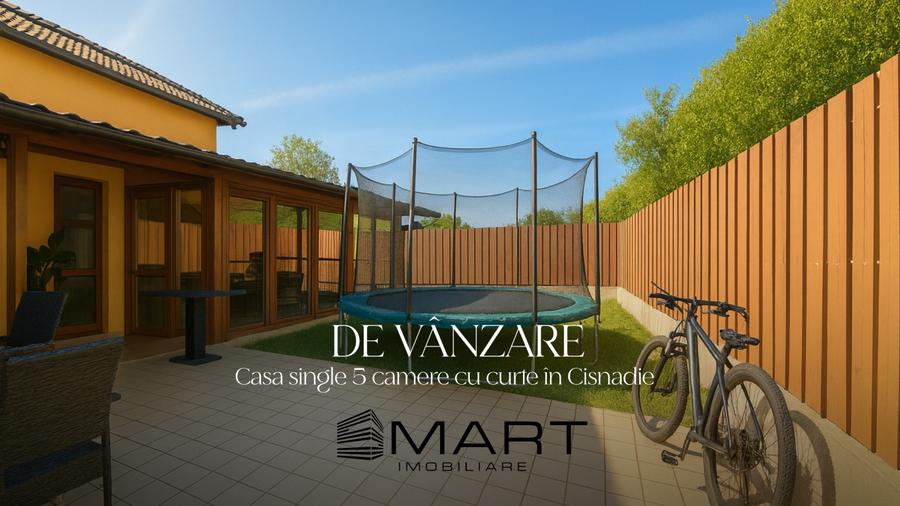 Casă cu 5 camere cu Teren 238 Mp în Cisnădie