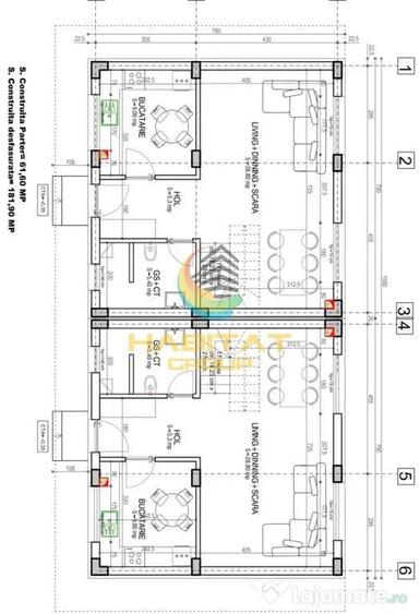 Casă cu 5 camere cu Teren 170 Mp în Central