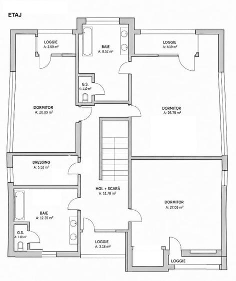 Duplex cu 5 camere cu Canalizare în Torontalului