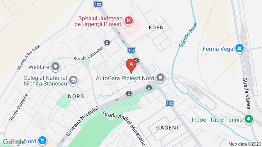 Apartament cu 2 camere semidecomandat în Nord