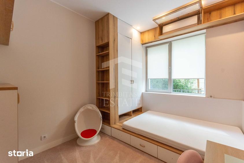 Apartament cu 3 camere, mobilat în Herăstrău