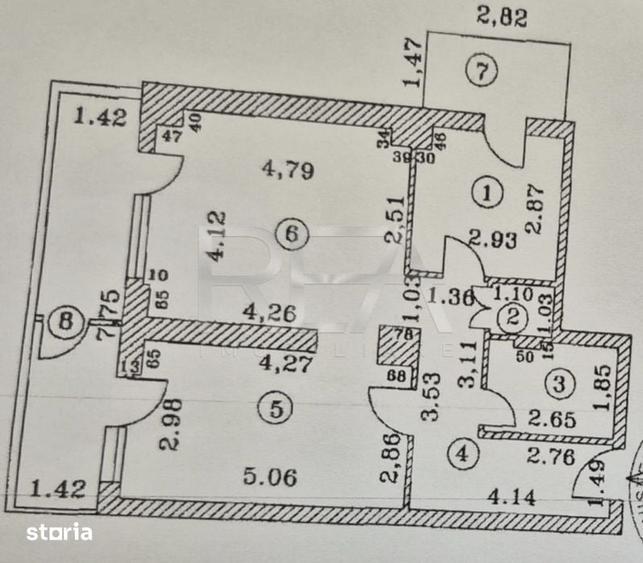 2 camere, 6/15, 74mp, piscina, 2 locuri parcare-Ansamblul Primavara - 15