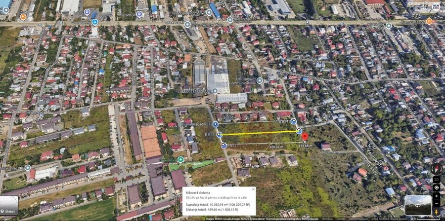 Teren Construcții intravilan de 10000 mp, în Bragadiru