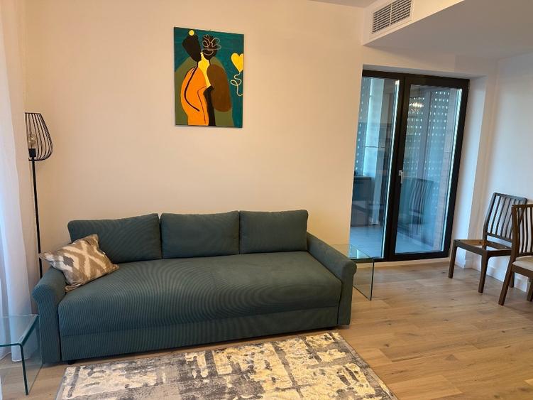 Apartament cu 2 camere semidecomandat, mobilat în Străulești