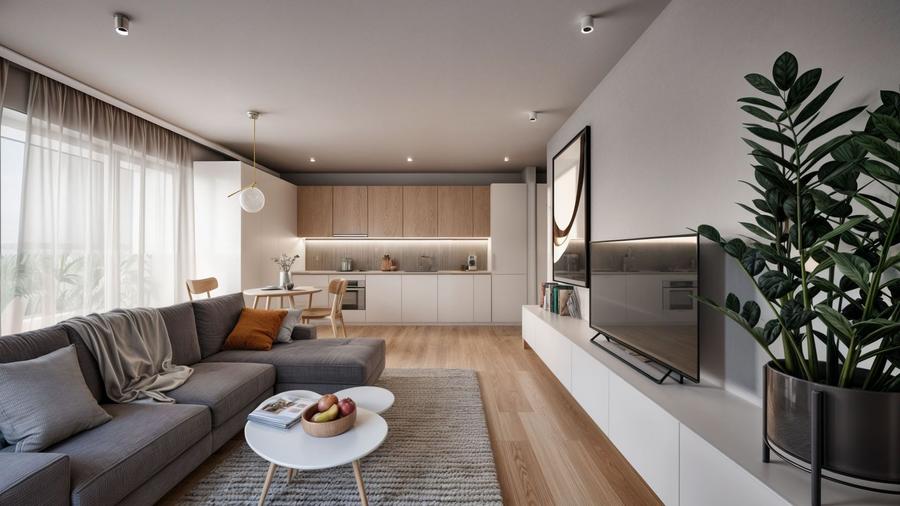 Apartament cu 2 camere decomandat în Pârneava