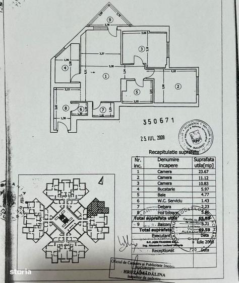 Apartament 3 camere 70 mp, cu centrala proprie, parcare** & priveliste - 18
