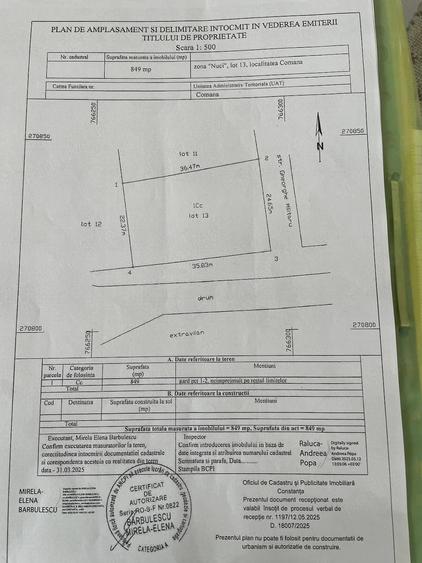 Teren de 400 mp, în Poiana