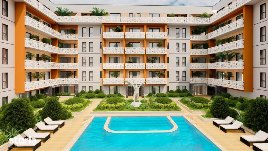 Apartament cu 2 camere, mobilat în Torontalului
