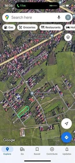 Teren de 2810 mp, în Central