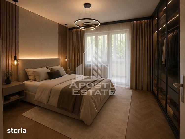 Apartament cu 2 camere, mobilat în Badea Cârțan