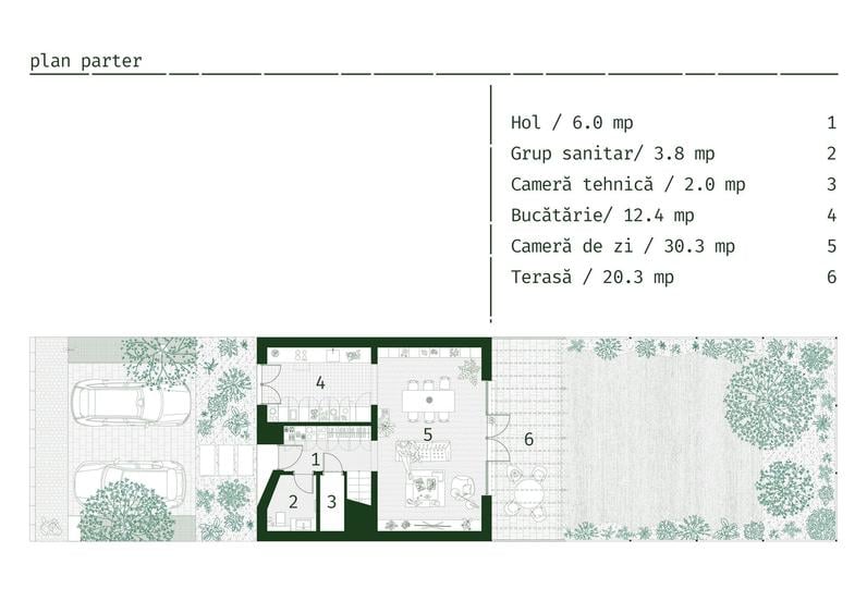 Casa ANDERS 750 e/mp ColinaPark POMPA CALDURA, 2 parcari drum asfaltat - 17