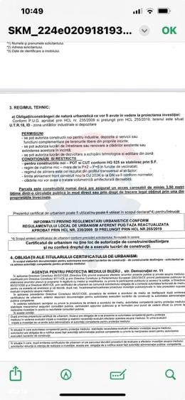 Teren de 18271 mp, în Industrială