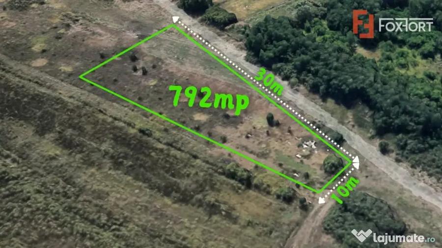 Teren de 792 mp, în Covaci