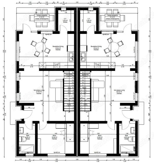 Casă cu 5 camere cu Teren 277 Mp în Torontalului