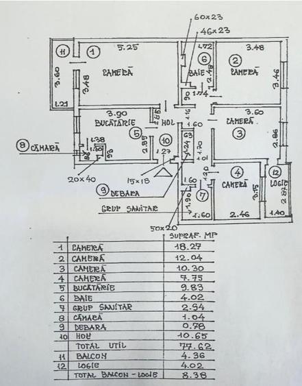 Apartament 4 camere etaj1, Carpaților, intrare Răcădău - 19
