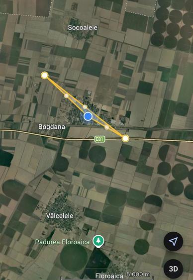 Teren de 60000 mp, în Dragoș Vodă