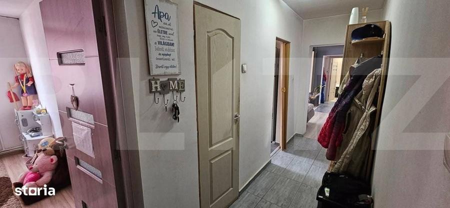 Apartament cu 3 camere semidecomandat în Ozun