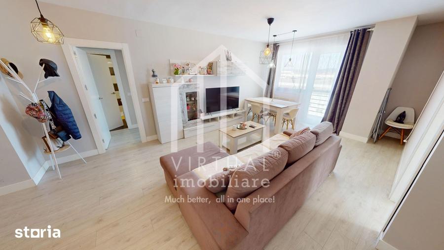 Apartament cu 3 camere, mobilat în Turnișor