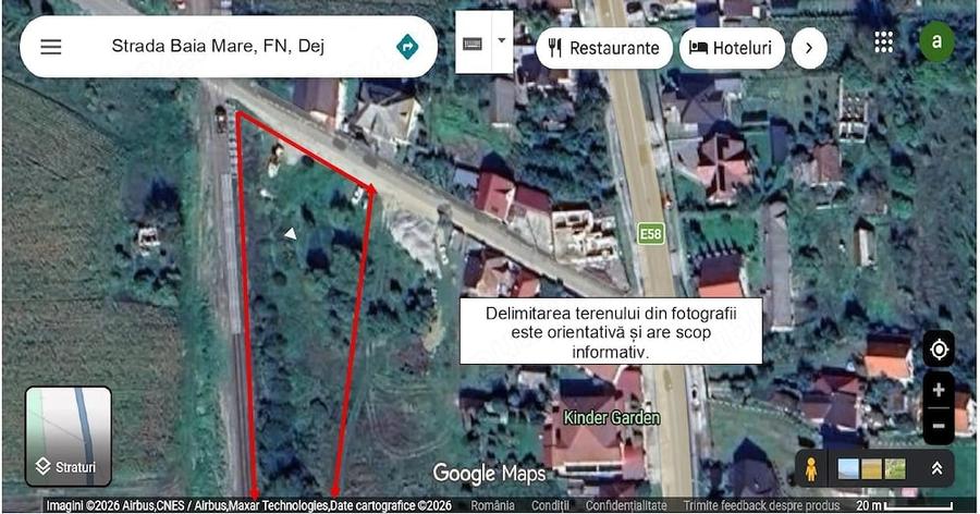 Teren de 2000 mp, în Central