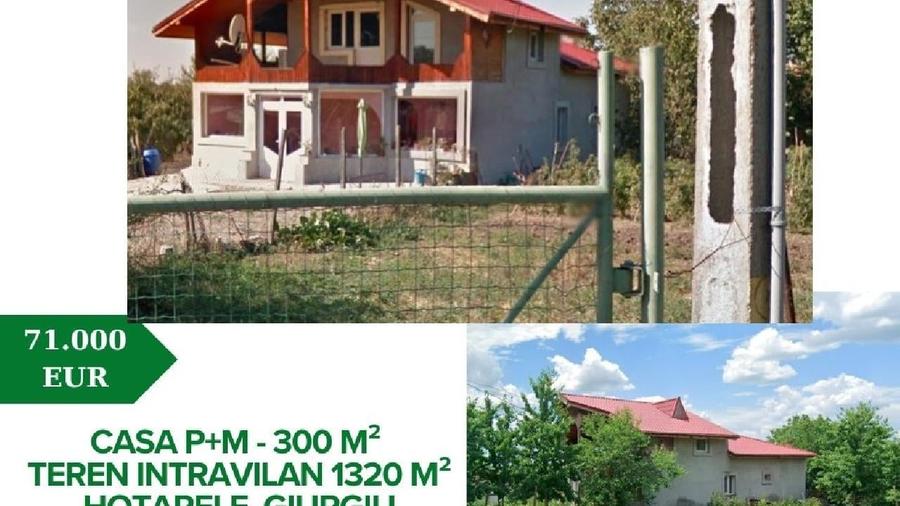 Casă individuală cu 3 camere cu Teren 1320 Mp în Hotarele