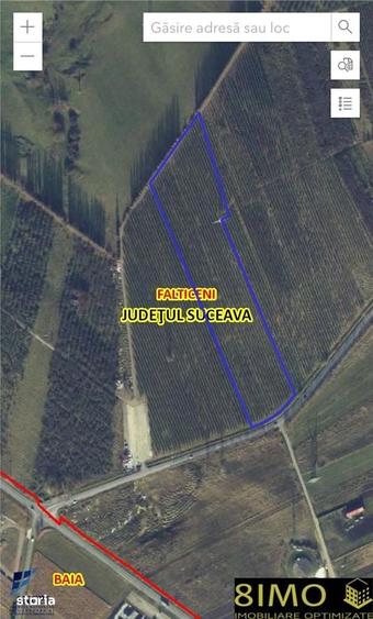 Teren de 33800 mp, în Fălticeni
