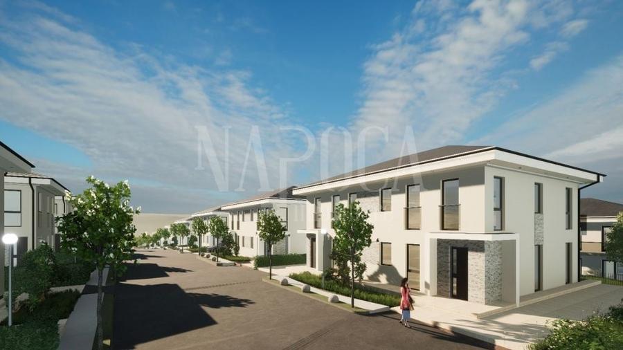 Duplex cu 4 camere cu Canalizare în Apahida