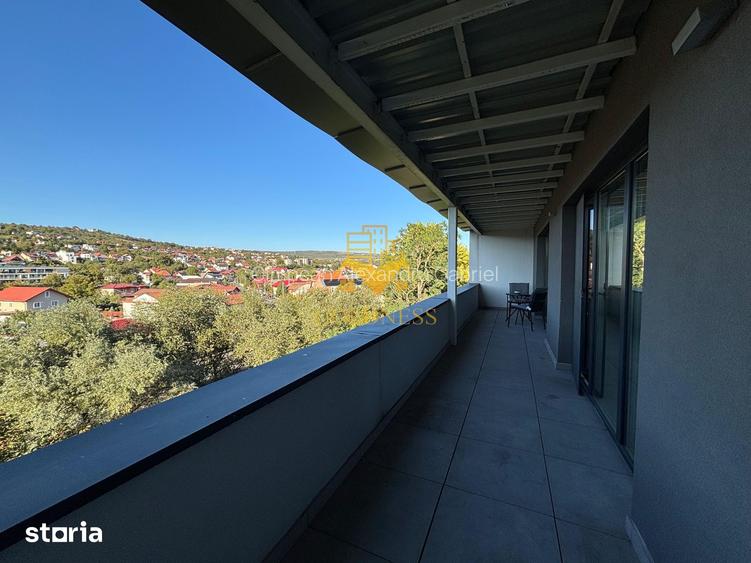 Penthouse mobilat lux, parcare, AC, bloc nou, Semicentral, zona Horea