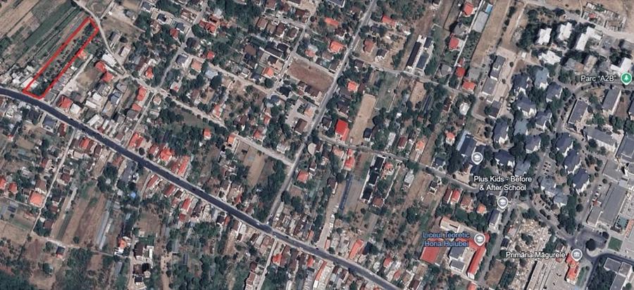 Teren de 2883 mp, în Central