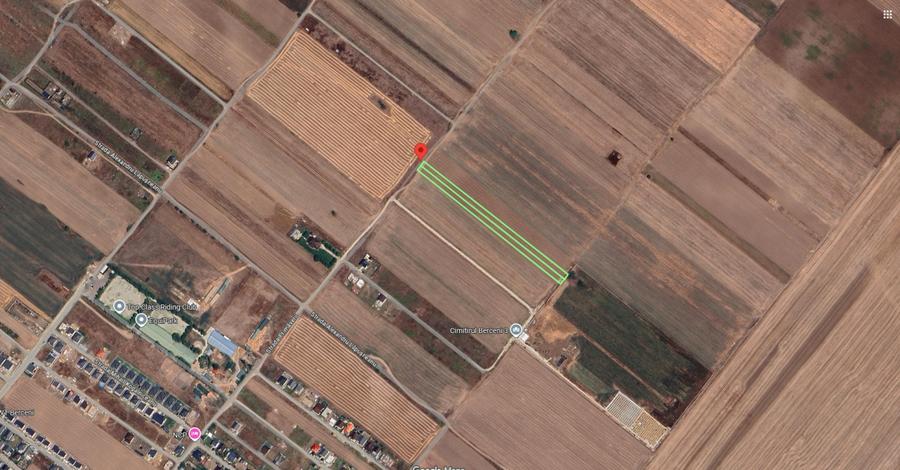Teren agricol extravilan de 1660 mp, în Berceni