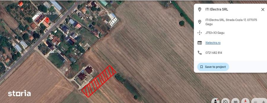 Teren intravilan 10.000 mp | PUZ aprobat 17 loturi | Gagu Dascalu - 8