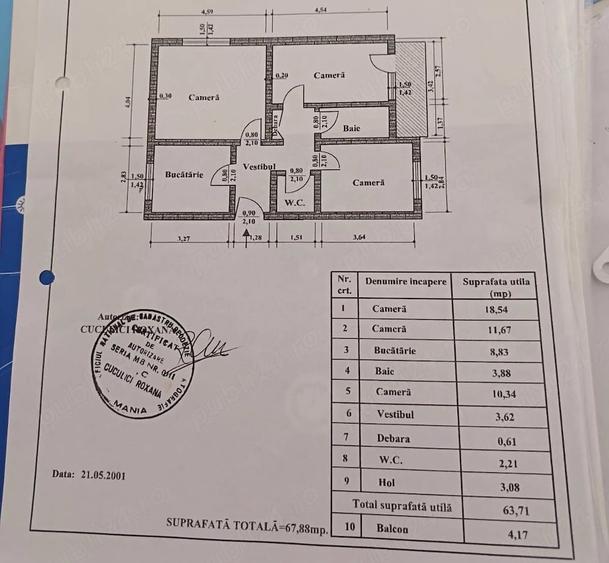Apartament cu 3 camere decomandat în Berceni