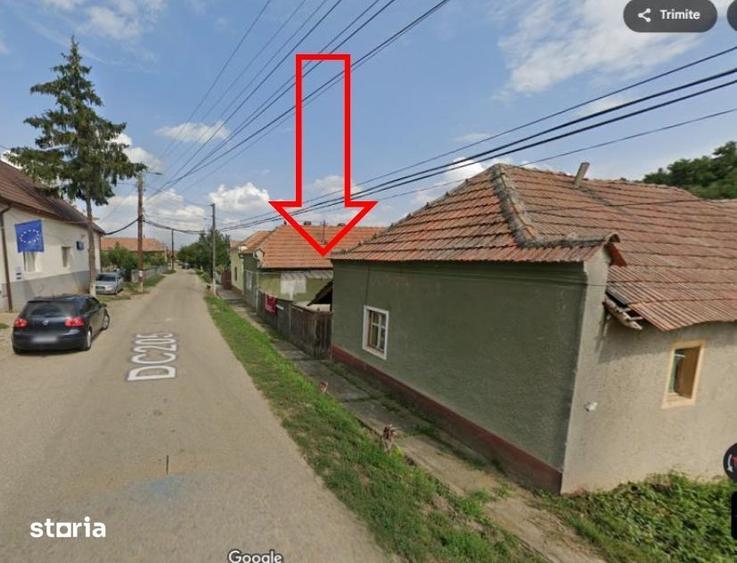 Casă cu 2 camere cu Teren 871 Mp în Central