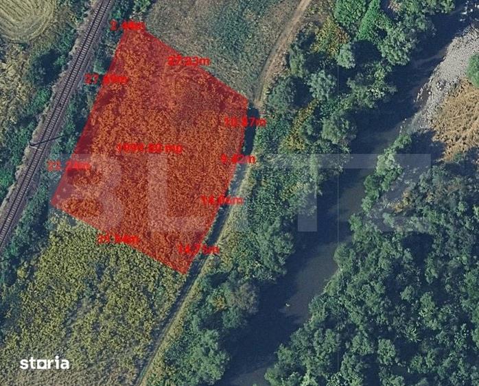 Teren de 2000 mp, în Viișoara