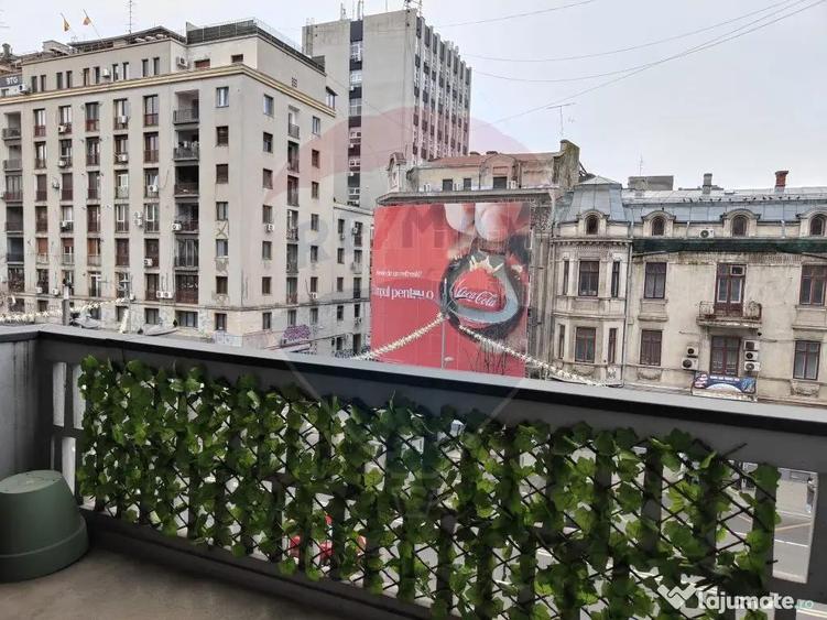 Apartament cu 2 camere semidecomandat, mobilat în P-ța Romană