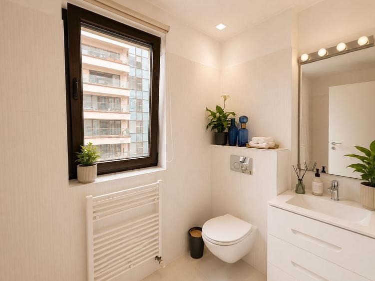 Apartament cu 3 camere semidecomandat, mobilat în Pipera