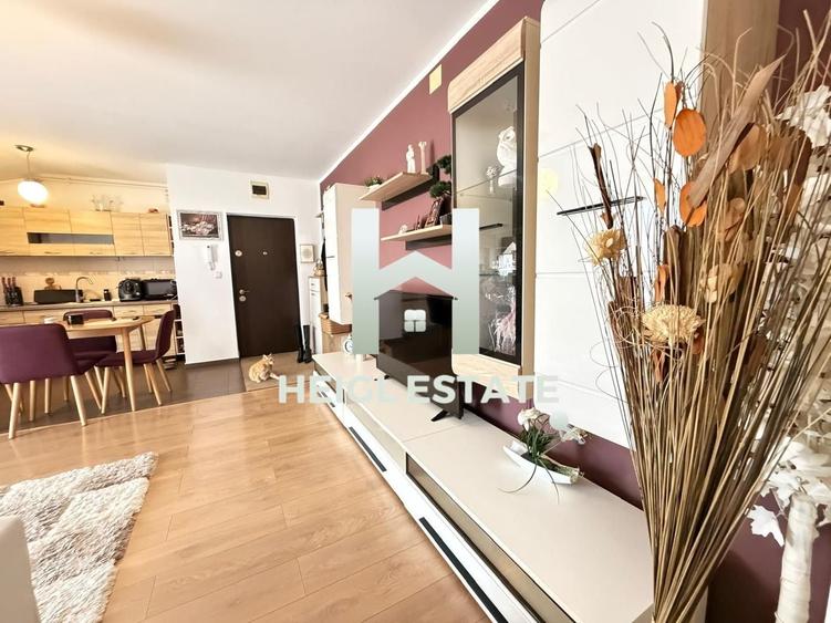 Apartament cu 2 camere semidecomandat, mobilat în Giroc