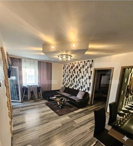 Apartament cu 2 camere semidecomandat, mobilat în Apahida