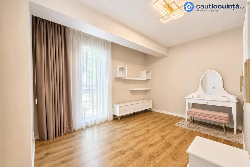 Apartament cu 4 camere decomandat, mobilat în Băneasa