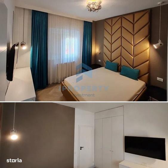 Apartament cu 3 camere semidecomandat, mobilat în Progresul