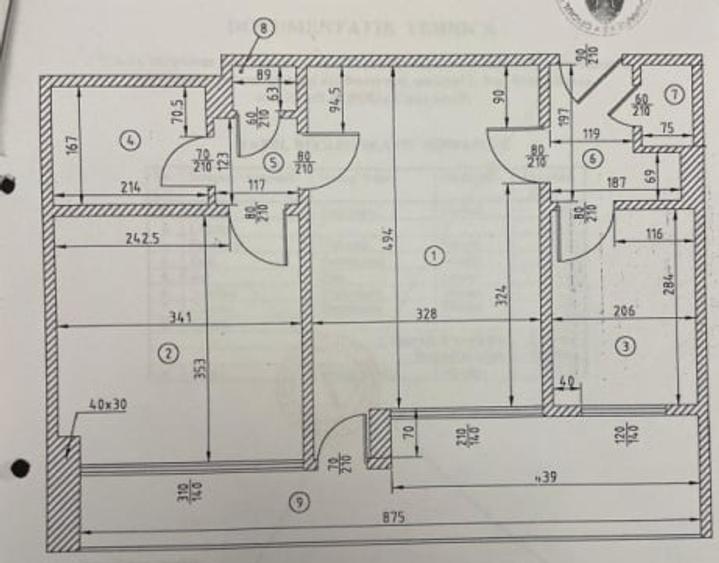 Apartament cu 2 camere semidecomandat, mobilat în Iancului