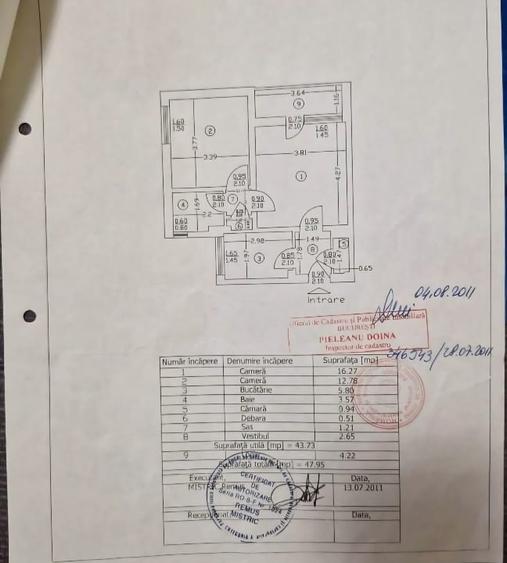 Apartament cu 2 camere semidecomandat, mobilat în Titan