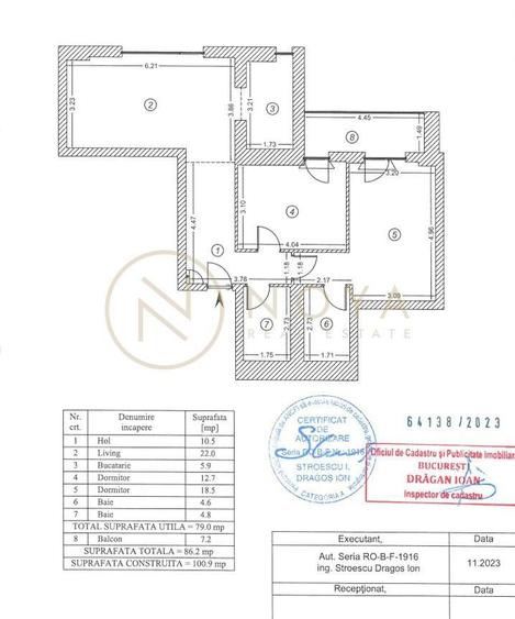 Apartament cu 3 camere One Cotroceni Park - Parcare optional | Multipl - 9