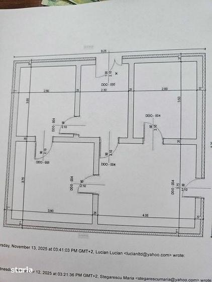 Casă cu 2 camere cu Teren 72 Mp în Central