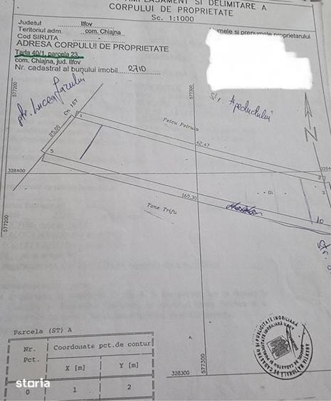 Teren de 3500 mp, în Chiajna