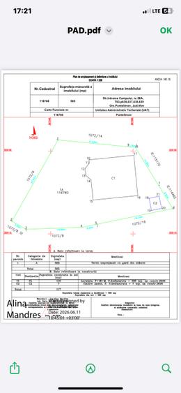 Casă individuală cu 5 camere cu Teren 560 Mp în Central