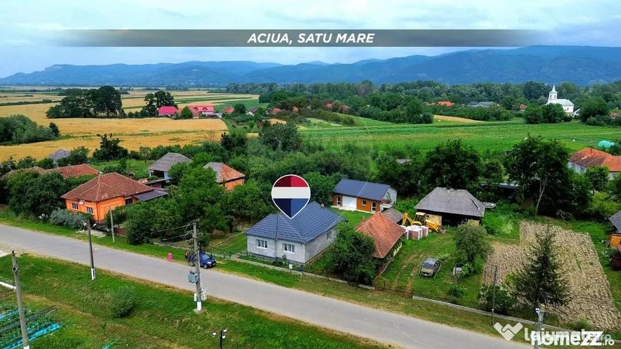 Casă cu 3 camere cu Teren 1500 Mp în Aciua